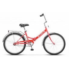 Дорожный велосипед Stels Pilot 710 цвет: фиалковый/красный