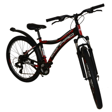 Горный велосипед 26 CONRAD BLAU MD "15" Matt Black/Red  (2021)